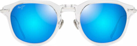 maui jim alika b837 05 zilver blauw voorkant