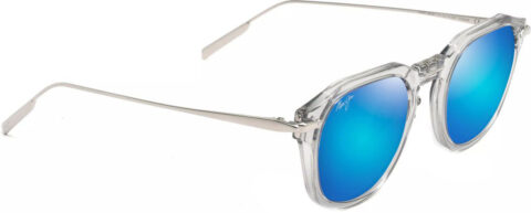 maui jim alika b837 05 zilver blauw zijkant