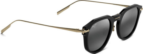 mauijim alika 837 02 zwart goud zijkant